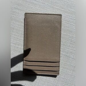 Saint Laurent logo stamp card holder